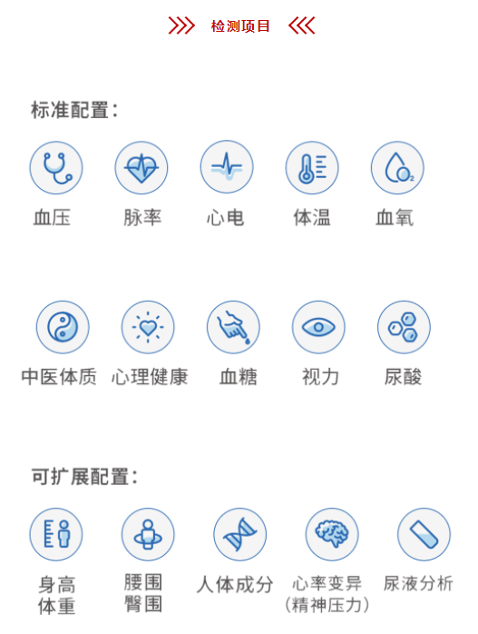 健康管理检测项目